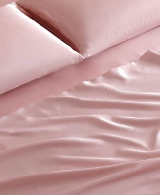 Silky Satin 3-Pc. Sheet Set, Twin