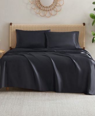 Silky Satin 4-Pc. Sheet Set, Queen