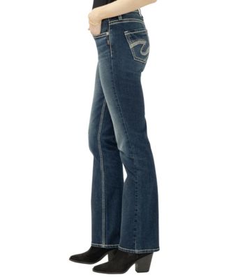 Women's Suki Mid Rise Curvy Fit Slim Bootcut Jeans