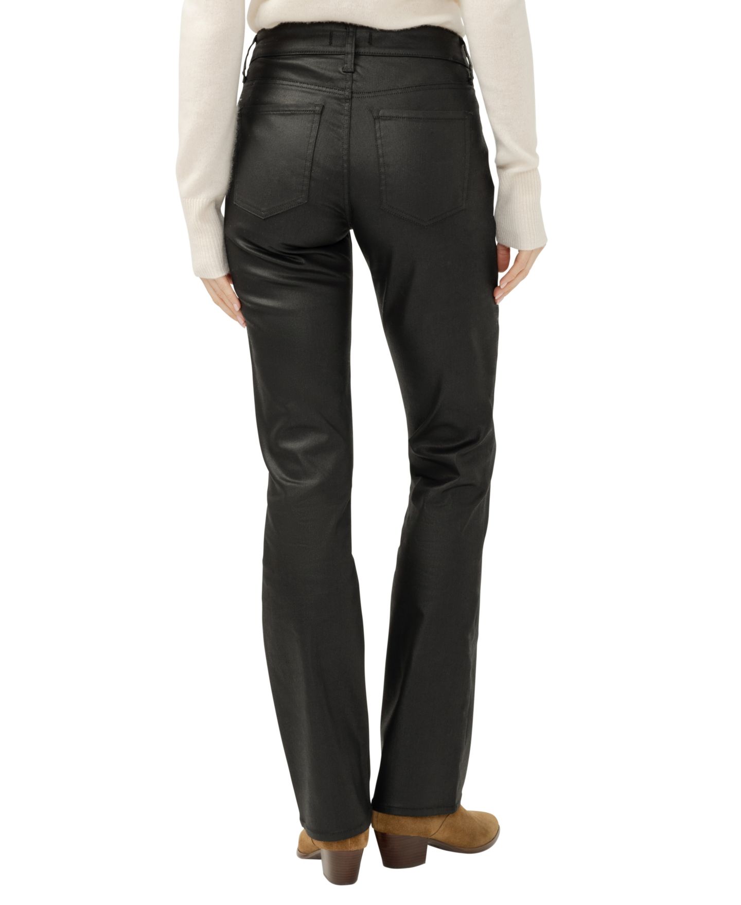 Женские джинсы Silver Jeans Co. Suki Mid Rise Curvy Fit Slim Bootcut, цвет: Чёрный — фото 3