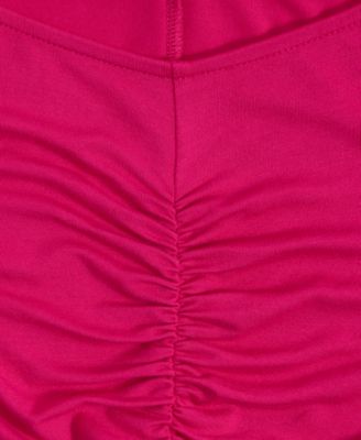 Women's Shirred-Front Long-Sleeve Top