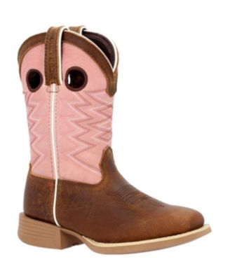 Kids Lil  Rebel by Kids  Dark Chestnut Bubblegum Western Boot