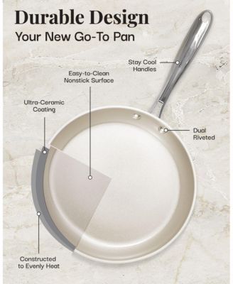 Natural Collection  Ceramic Nonstick  10 in.Frying Pan