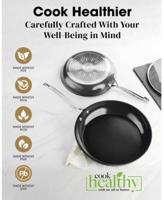 Hard Anodized 10" Ceramic Nonstick Professional Frying Pan