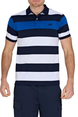 Men's Jersey Contrast Panel Polo