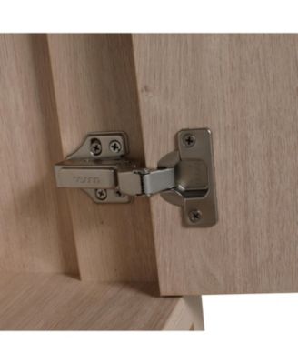 36 Inch Freestanding Vanity with Ceramic Sink and Soft-Close Cabinet Doors