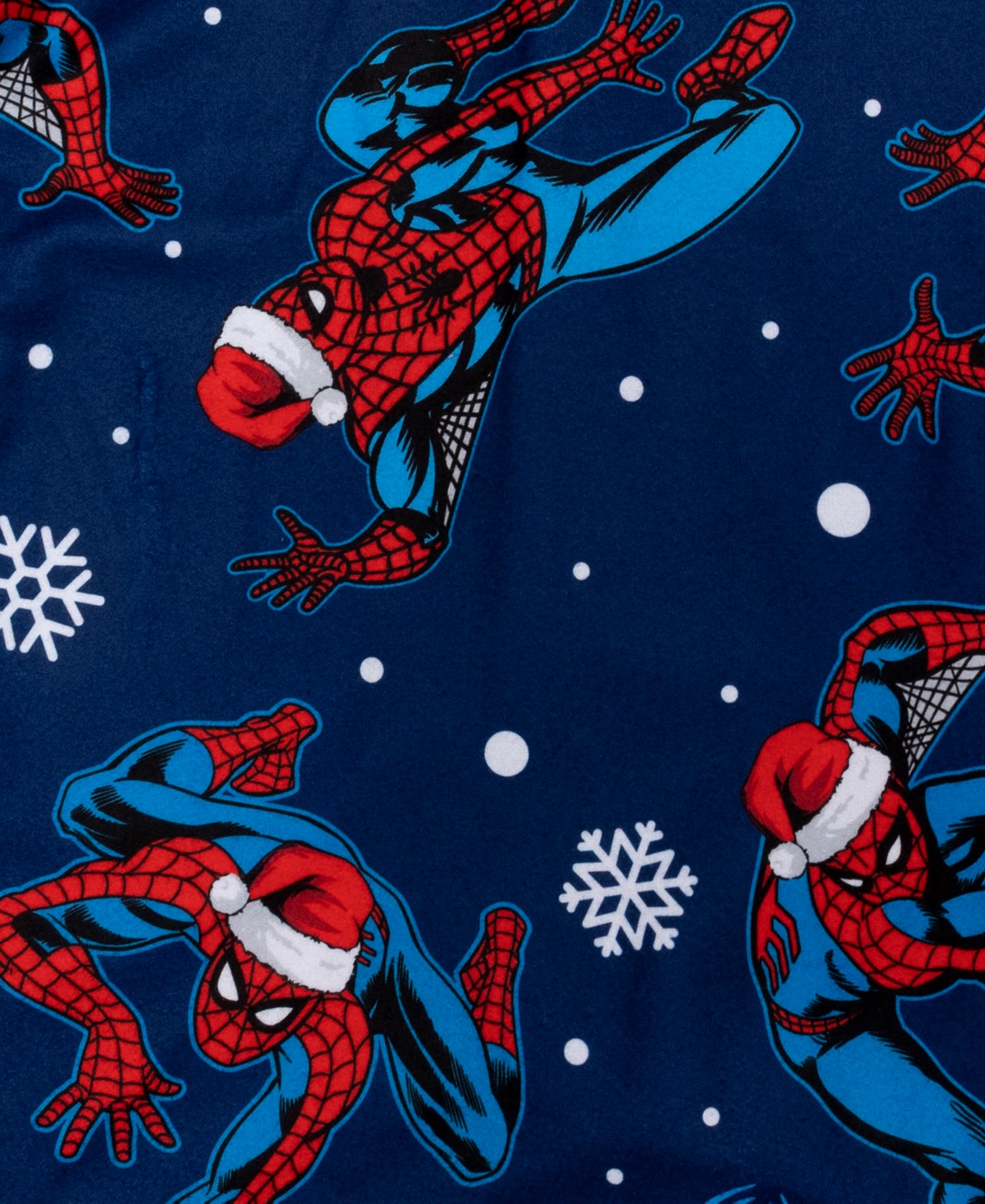 Ame Little and Big Boys 2-Piece Spiderman Notch Collar Top Open Leg Pants Pajama Set