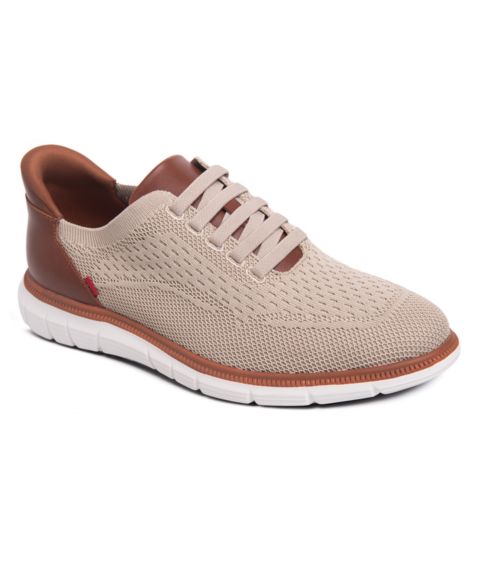 Мужские сетчатые оксфорды Marc Joseph New York Edison Street, лёгкие, без рук, цвет: Бежевый