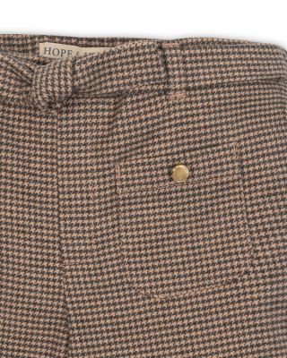 Little and Big Girls' Organic Brushed Cotton Wide Leg Dress Pant