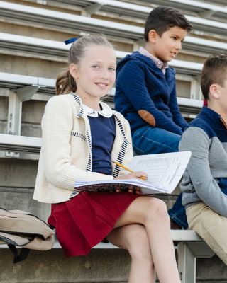 Little and Big Girls' Organic Puff Sleeve Textured Cardigan Sweater