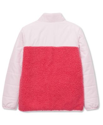 Kids Water Resistant Mixed Media Insulated Jacket