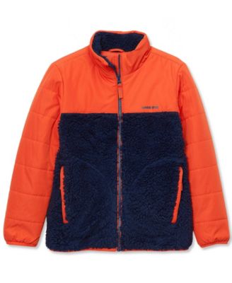 Kids Water Resistant Mixed Media Insulated Jacket