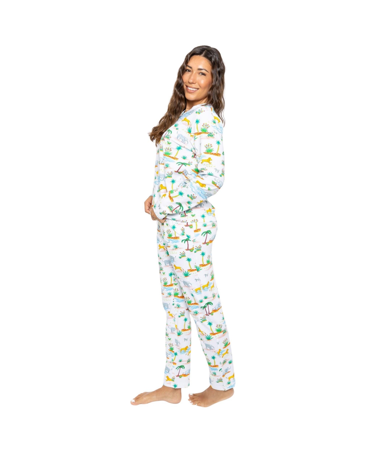 Sant and Abel Women's Trunks Up Jersey Long Pj Set