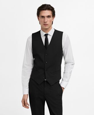 MANGO - Men's Paris Super Slim-Fit Suit Vest