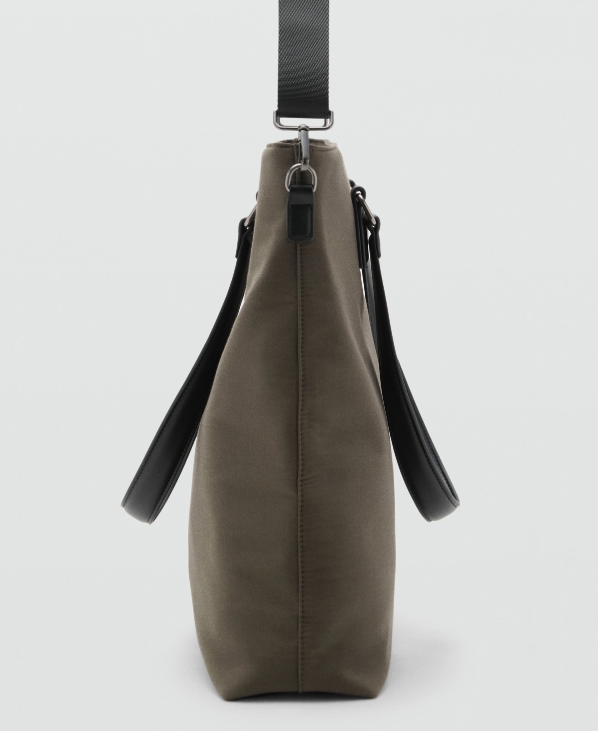 Mango Men's Handles Shopper Bag In Brown