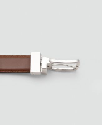Men's Reversible Suit Leather Belt
