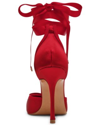 Women's Larina Lace-Up High-Heel Ballet Pumps