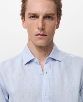 Men's Linen Long Sleeve Shirt