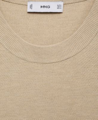 Men's Microstructure Cotton Knitted Sweater