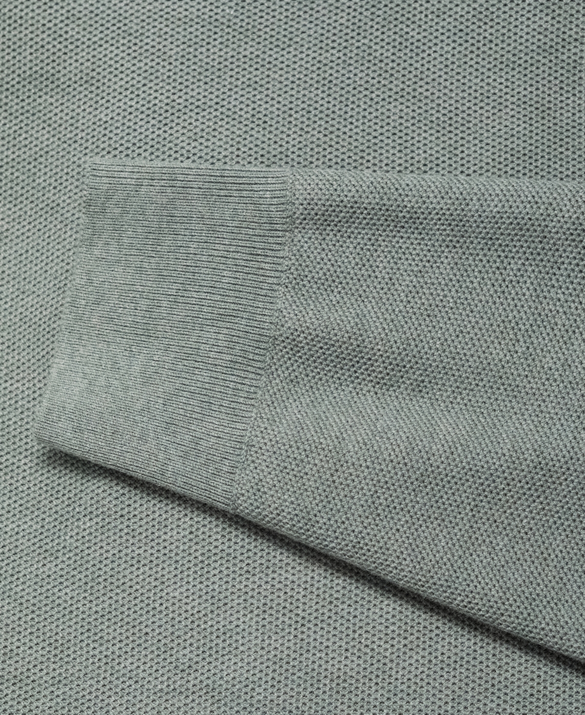 Mango Crewneck Linen Sweater In Green