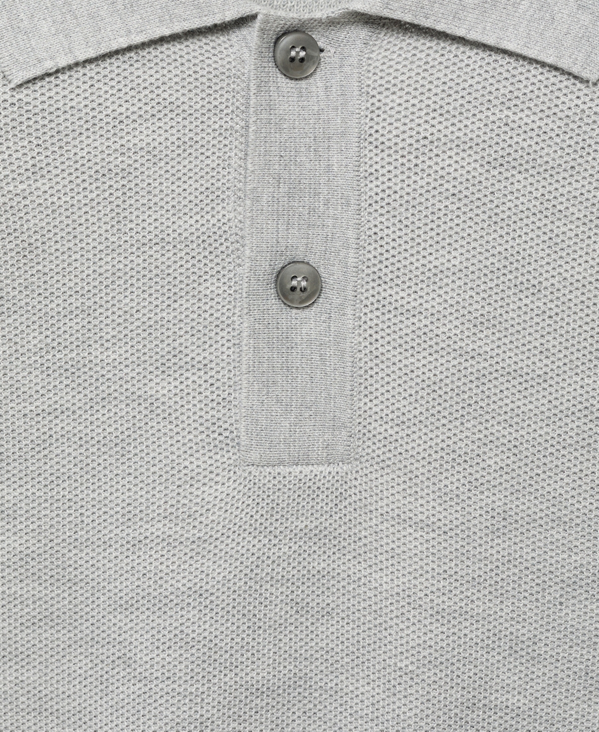Mango Men's Micro-structured Cotton Polo Shirt In Gray