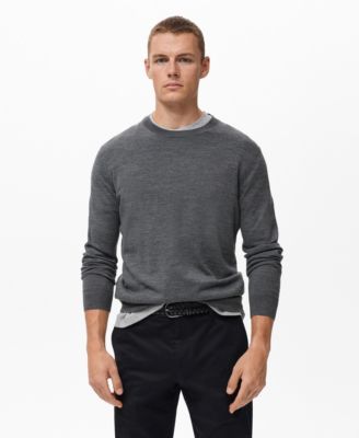 MANGO - Men's Wool Round-Neck Sweater