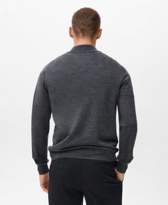 Men's Perkins Neck Wool Sweater