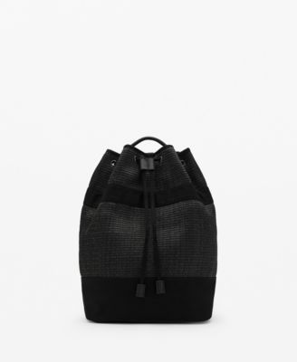 MANGO - Men's Lace-Up Sack Backpack