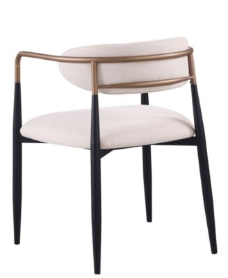 2-Pc. Darcy Metal Upholstered Dining Chair Set