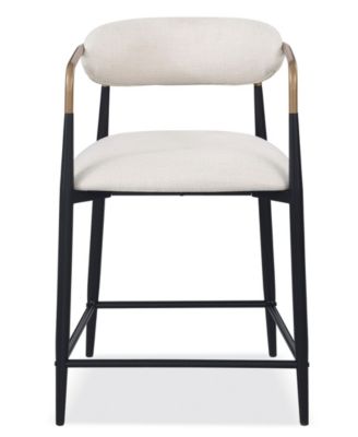 2-Pc. Darcy Metal Upholstered Counter Height Chair Set