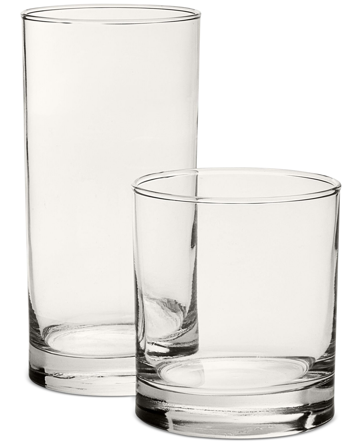 Arch Studio Double Old-fashioned And Highball Glasses, Set Of 8, Macy's Exclusive In Transparent