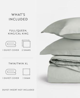 Ultra Soft Brushed Cotton 3-Pc. Duvet Cover Set, Twin/Twin XL