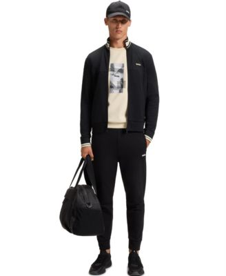 Men's Cotton-Blend Zip-Up Sweatshirt