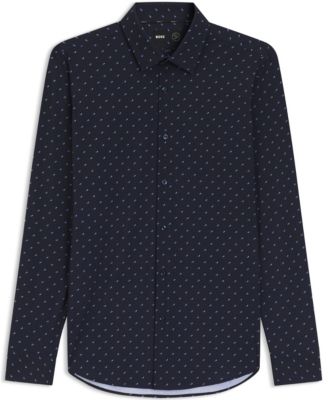 Men's Performance-Stretch Slim-Fit Dress Shirt