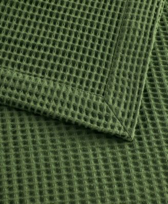 Waffle Weave Cotton Blanket, Full/Queen