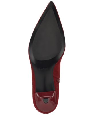 Women's Yanka Pointed Toe Kitten Heel Dress Booties