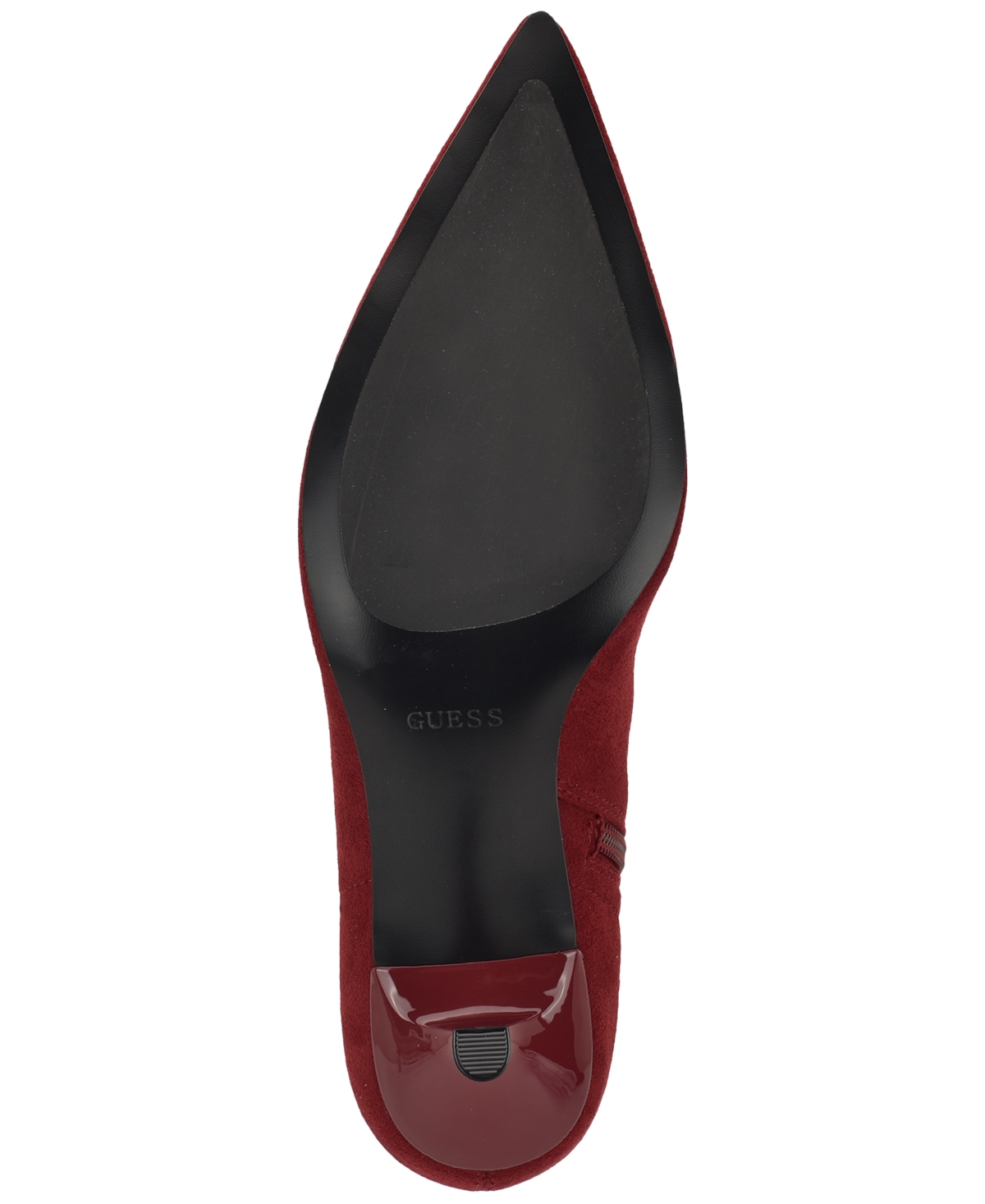 Guess Women's Yanka Pointed Toe Kitten Heel Dress Booties In Red