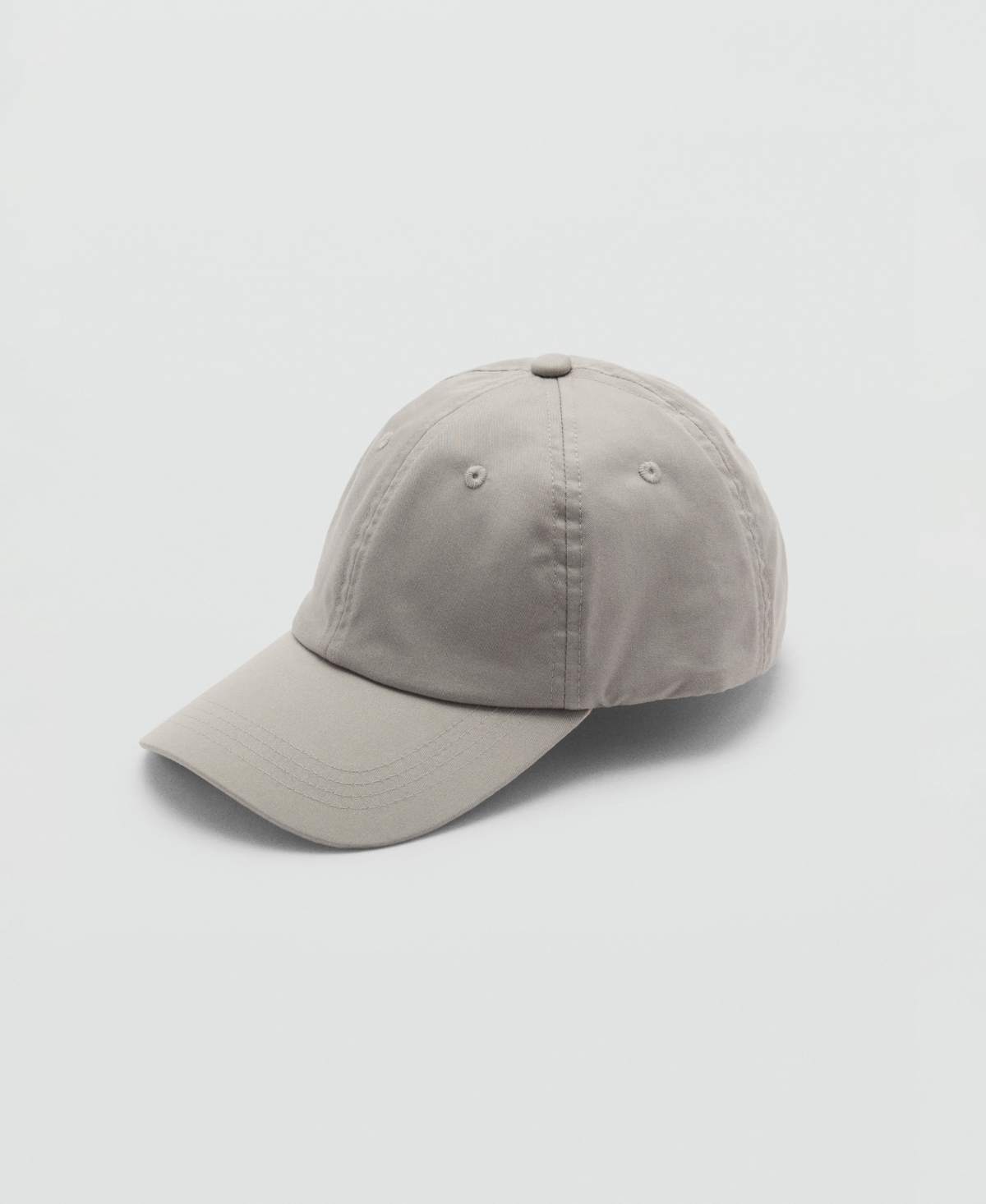 Mango Men's Cotton Visor Hat In Gray