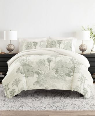 ienjoy Home Timeless Pattern Reversible 3-Pc. Duvet Cover Set, Full/Queen