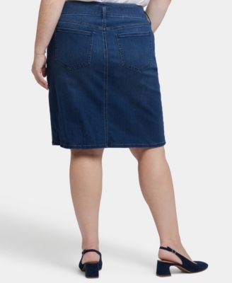Plus Size High Waist Skirt