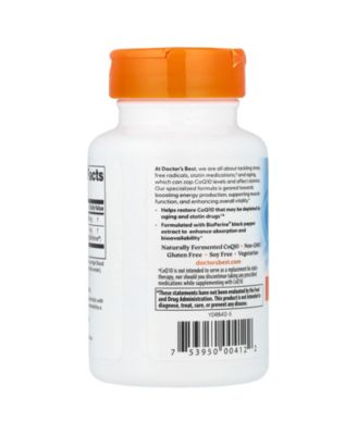 High Absorption CoQ10  -  60 Veggie Softgel