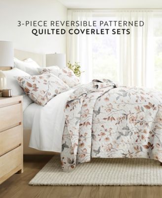 Russet Floral Reversible 2-Pc. Quilt Set, Twin/Twin XL