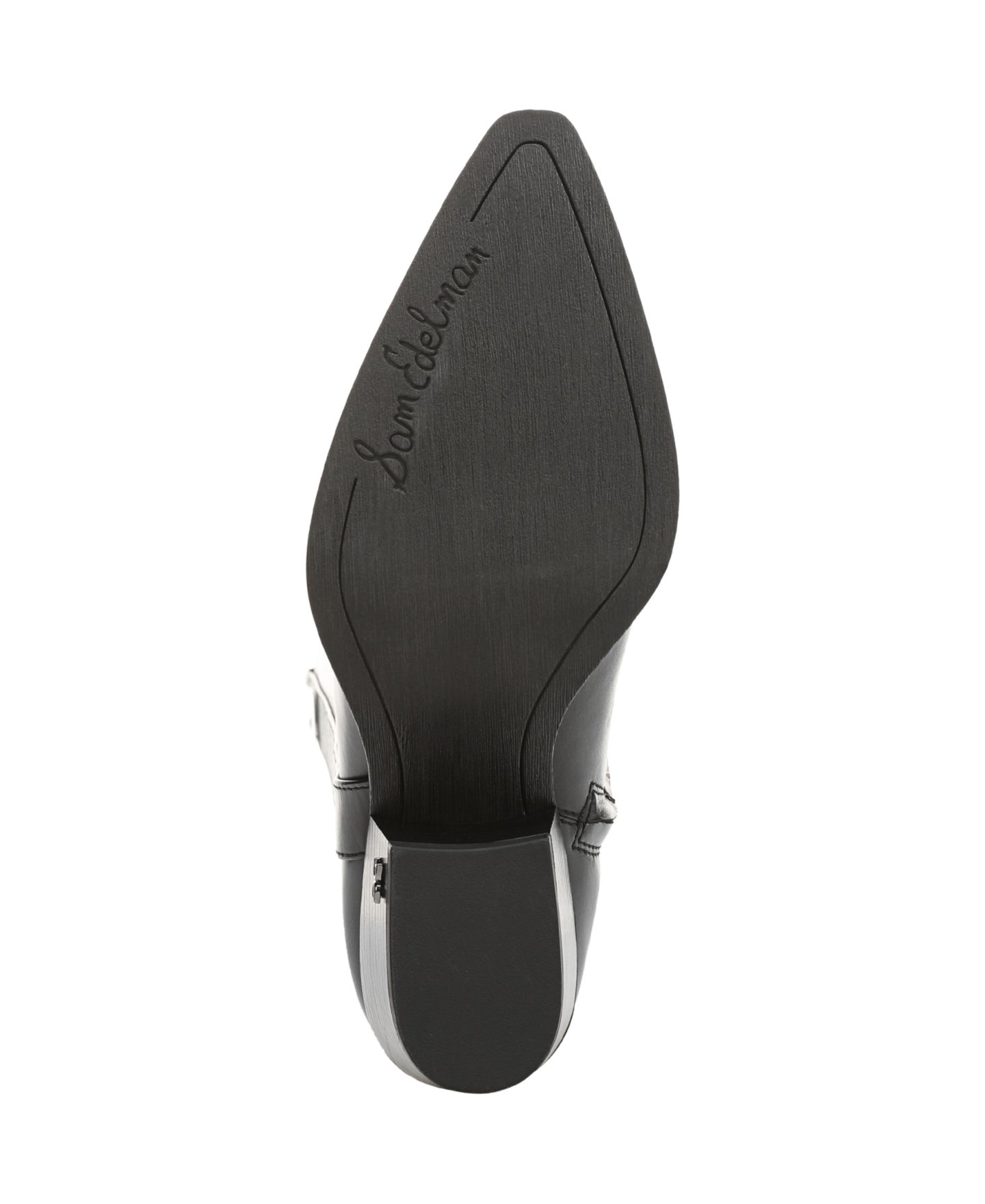 Женские ботинки Sam Edelman Wyatt Riding Boot, Regular & Wide Calf, цвет: Чёрный кожаный — фото 5