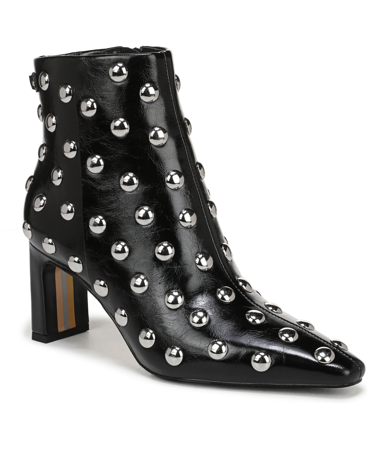 Sam Edelman Saige Stud Booties Black In Black