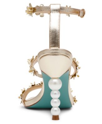 Women's Lorra Flower Sequin Dress Sandals