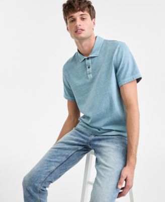 Men's Sun Faded Short Sleeve Polo Shirt & Durango Straight-Fit Jeans, Exclusively at Macy's	