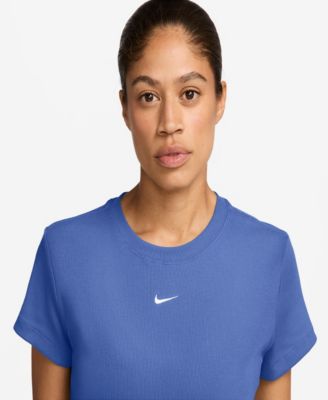 Sportswear Women's Tight Ribbed Short Sleeve T-Shirt