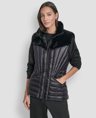 Women's Front-Zip Puffer Vest Jacket