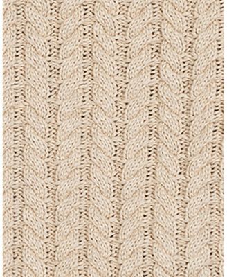 Women's Organic Peasant Sleeve Cable Sweater