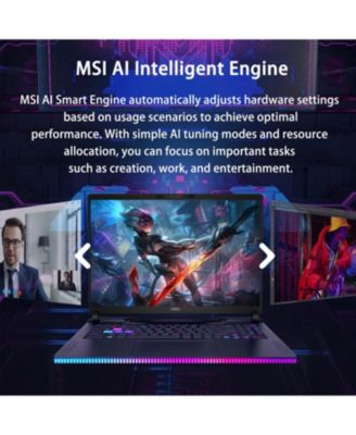 Raider GE68HX 16" Gaming Laptop, Intel Core i9-14900HX, 32GB RAM, 1TB SSD, NVIDIA RTX 4070, FHD+ 144Hz, Windows 11 Home, Black